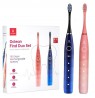 Oclean Find Duo Set of sonic toothbrushes (red/blue)