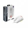 MSI Clutch GM11 Optical, RGB LED light, White, Gaming Mouse, 1000 Hz