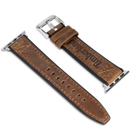 Laikrodžio dirželis TIMBERLAND STRAP VALDIVIAN L BROWN LEATHER SS 22 mm