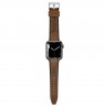 Laikrodžio dirželis TIMBERLAND STRAP VALDIVIAN L BROWN LEATHER SS 22 mm