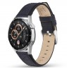 Laikrodžio dirželis TIMBERLAND STRAP VALDIVIAN L BLUE LEATHER SS 22 mm