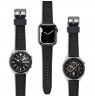 Laikrodžio dirželis TIMBERLAND STRAP DAINTREE L BLACK LEATHER GUN 22 mm