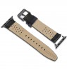 Laikrodžio dirželis TIMBERLAND STRAP DAINTREE L BLACK LEATHER GUN 22 mm