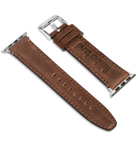 Laikrodžio dirželis TIMBERLAND STRAP BARNESBROOK L BROWN LEATHER SS 22 mm