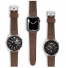 Laikrodžio dirželis TIMBERLAND STRAP BARNESBROOK L BROWN LEATHER SS 22 mm