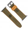 Laikrodžio dirželis TIMBERLAND STRAP DAINTREE L GREEN LEATHER GUN 22 mm