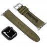 Laikrodžio dirželis TIMBERLAND STRAP BARNESBROOK L GREEN LEATHER SS 22 mm