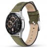 Laikrodžio dirželis TIMBERLAND STRAP BARNESBROOK L GREEN LEATHER SS 22 mm