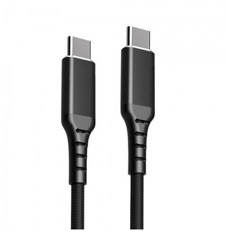 Kabelis USB-C - USB-C, PD60W (juodas, 3m)