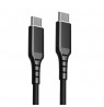 Kabelis USB-C - USB-C, PD60W (juodas, 3m)