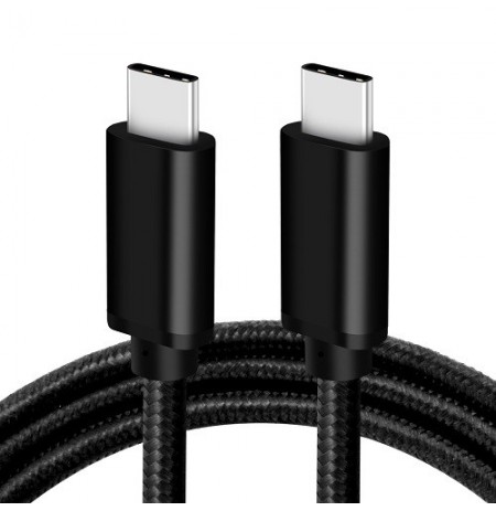 Kabelis USB-C - USB-C, PD240W (juodas, 3m)