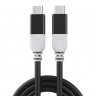 Kabelis USB-C - USB-C, PD100W, 40Gbps, USB4 (juodas, 3m)