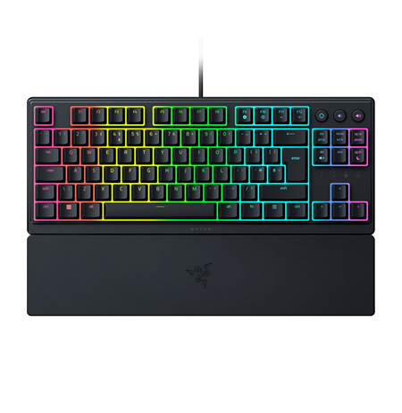Razer Ornata V3 Tenkeyless RGB LED light, US, Wired, Black, Mechanical Gaming keyboard