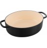 BALLARINI BELLAMONTE oval cast iron pot 75003-546-0 - 5.5 ltr black