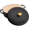 BALLARINI BELLAMONTE oval cast iron pot 75003-546-0 - 5.5 ltr black