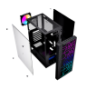 Gembird Fornax 2500 ARGB Gaming ATX computer case, Midi Tower, backlight,  Black