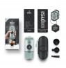 WACACO NANOPRESSO ARCTIC BLUE rankinis maltos kavos aparatas su dėklu, arktinė žydra