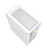 Gembird Fornax 4000W ARGB gaming ATX computer case, Midi Tower, backlight, White