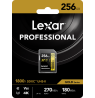 LEXAR PRO 1800X SDXC U3 (V60) UHS-II R270/W180 256GB