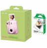 Momentinis fotoaparatas instax mini 12 BLOSSOM PINK+instax mini glossy (10pl)+originalus dėklas