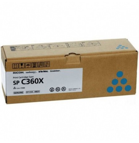 Ricoh SPC360X (408251), mėlyna kasetė lazeriniams spausdintuvams, 9000 psl. (SPEC)