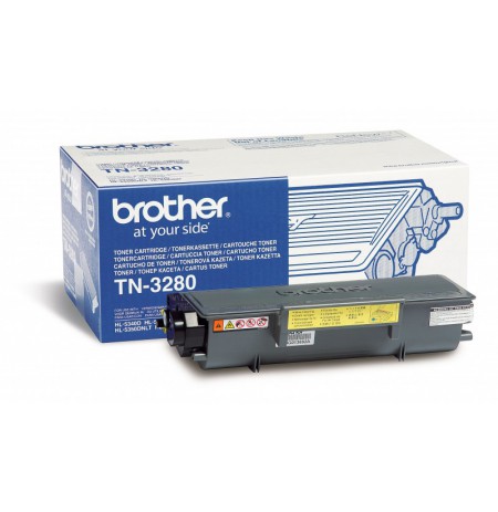 Brother TN-3280 (TN3280), juoda kasetė lazeriniams spausdintuvams, 8000 psl. (SPEC)