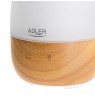 Adler Ultrasonic Aroma Diffuser AD 7967 Ultrasonic, Suitable for rooms up to 25 m³, Brown/White