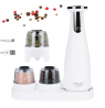 Adler Electric Salt and pepper grinder AD 4449w 7 W, Housing material ABS plastic, Lithium, Matte White