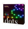 Twinkly|Dots Smart LED Lights 60 RGB (Multicolor), USB Powered, 3m, Transparent|RGB – 16M+ colors