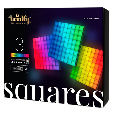 Twinkly Squares Smart LED Panels Expansion pack (3 panels)