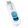 ADATA 32GB USB Stick C008 Slider USB 2.0 white blue