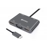 Sandberg 136-35 USB-C Dock 2xHDMI+1xVGA+USB+PD