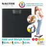 Salter SA00300 GGFEU16 Add and Weigh Scale Black