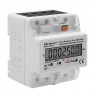 Qoltec 50900 Three phase electronic energy consumption meter | 230V | LCD | 4P | DIN rail