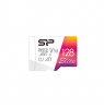 Silicon Power | microSDHC UHS-I Memory Card | Elite | 128 GB | microSDHC/SDXC | Flash memory class 10