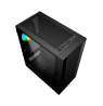 Gembird Fornax 4000 ARGB gaming ATX computer case, Midi Tower, backlight, Black