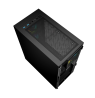 Gembird Fornax 4000 ARGB gaming ATX computer case, Midi Tower, backlight, Black