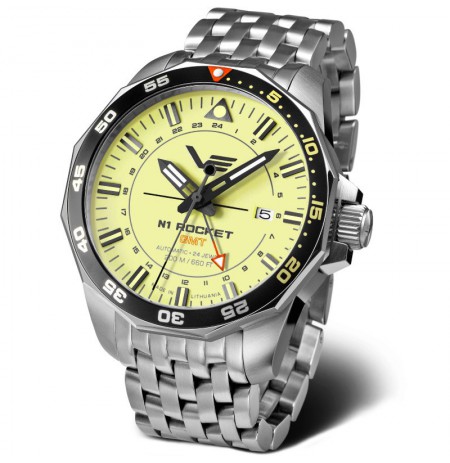 Vostok Europe N1 Rocket GMT NH34-225A713BR