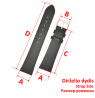 Laikrodžio dirželis  CONDOR  Lizard Grain 177R.05.18.Y