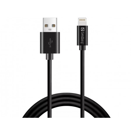 Sandberg 441-39 USBdaugiau Lightning MFI 1m Black