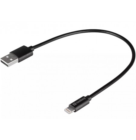 Sandberg 441-40 USBdaugiau Lightning MFI 0.2m Black