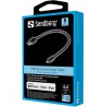 Sandberg 441-40 USBdaugiau Lightning MFI 0.2m Black