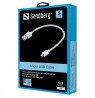 Sandberg 441-18 MicroUSB Sync/ChargeCable 0.2m
