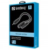 Sandberg 502-16 MiniJack Splitter 1-daugiau 2