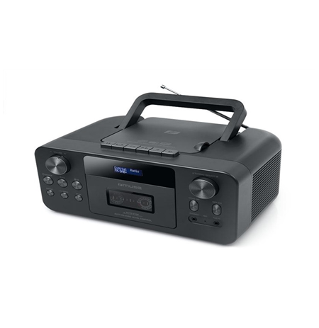 Muse Portable CD Radio Cassette Recorder With Bluetooth 	M-182 DB AUX in, Black