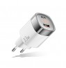 Kroviklis GaN USB Type-C, USB Type-A: 33W, PPS