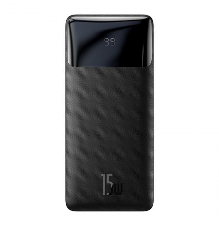 BASEUS POWERBANK BIPOW 30000MAH 15W BLACK OS