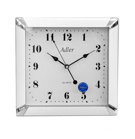 ADLER  30089 WHITE Sieninis kvarcinis laikrodis