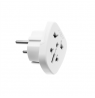 Fixed EU Adapter White, 100 - 250 V, 2500 W