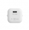Fixed Mini USB-C Travel Charger USB-C/Lightning Cable Fast charging, White, 20 W